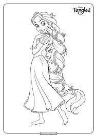 The spruce / ashley deleon nicole these free pumpkin coloring pages will be sna. Free Printable Tangled Coloring Pages For Girls