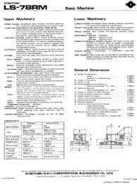 Crawler Cranes Sumitomo Specifications Cranemarket