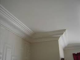 Building A Mini Version Of The Step Down Coved Ceiling Feature Using S Shaped Light Plaster Cornice Fixed Onto A Minute S Decorar Techo Techo My Living Room