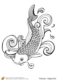 page 5 sur 12 hugolescargot com pez koi dibujo arte coloriage de bourriquet nouveau