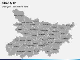 Find district map of bihar. Bihar Map Powerpoint Template Sketchbubble