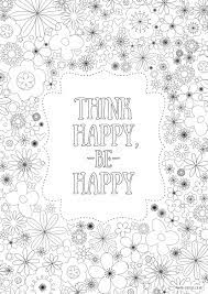 There's no doubt that coloring pages for adults is a great relaxation method. Free Printable Adult Colouring Pages With Inspirational Quotes Daisies Pie