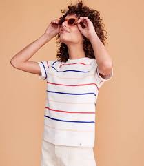 Lou & grey orange sweater tank $59.50. Lou Grey Striped Terry Sweatshirt Tee 32 Casual And Cute Tops That Ll Get You More Excited For The Weekend Than Ever Popsugar Fashion Photo 8