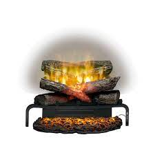 Electric fireplace logs with removable fireback and heater Home Decorators Collection Lifelike Electric Log Insert For Fireplaces The Home Depot Canada