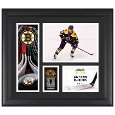 Stay up to date with nhl player news, rumors, updates, social feeds, analysis and more at fox sports. Fanatics Authentic Anders Bjork Boston Bruins Framed 15 X 17 Player Collage With A Piece Of Game Used Puck