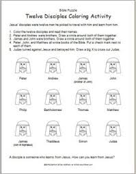 Jesus calling disciples coloring page. Worksheet Twelve Disciples Coloring Activity Ministry To Children