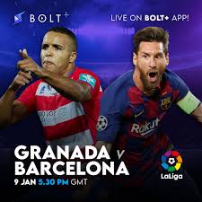 Here you will find more links for this match live to different qualities. Bolt On Twitter Barcelona Will Travel To Estadio Nuevo Los Carmenes For A Match Of La Liga S 18th Round Against Granada On Saturday Watch The Match On Bolt At 5 30 Pm