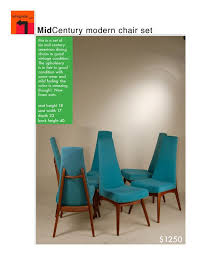 Dining chairs set of 6. Set Of 6 Mid Century Modern High Backed Blue Dining Chairs Etsy Mid Century Dining Room Chair Mid Century Modern Chair High Back Dining Chairs