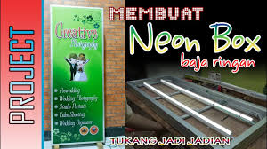 Scopri ricette, idee per la casa, consigli di stile e altre idee da provare. Membuat Neon Box Baja Ringan Youtube