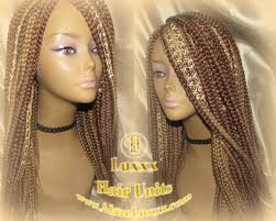 Box Braid Wig Blonde Brown Auburn 27 30 Poetic Justice Large Medium Braids  Long Hair Accessories Ombre Braids Wig Two Tone. Braiding Hair
