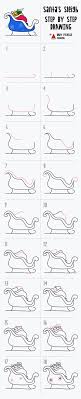 How To Draw Santa S Sleigh For Kids Christmas Drawings For Kids Easy Christmas Drawings Christmas Pictures To Draw