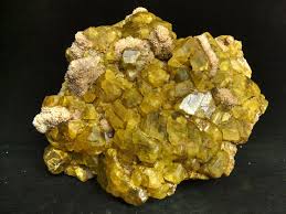 Sulphur Large Crystals Sulphur Mineral Specimen