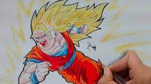 Su diseño tan espectacular es uno de los favoritos por lo que decidimos incluir las imágenes de goku fase. Como Dibujar A Goku Ssj3 How To Draw Goku Fase 3 Dragon Ball Super Animadosdann Youtube