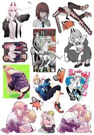 It was serialized in shueisha's weekly shōnen jump magazine from december 2018 to december 2020, with its chapters collected in eleven tankōbon volumes. Stikery Chelovek Benzopila Kupit V Anime Magazine Diskomir