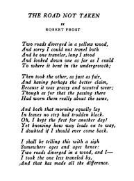The Road Not Taken Robert Frost Poetry Words Literary Quotes Short Poems