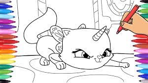 Showing 12 coloring pages related to mermaid unicorn kitty. Unicorn Butterfly Unicorn Kitty Coloring Pages For Kids Drawing And Coloring Rbuk Youtube