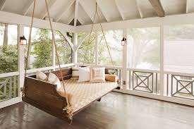 21 ways to revive the lost art of porching outdoor hanging bed porch swing hanging beds