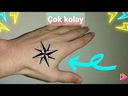 Cok Kolay Dovme Cizimi Easy Tattoo Drawing Youtube