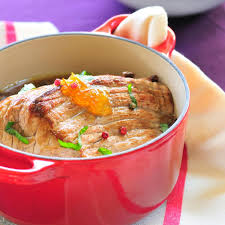 Recette Noix De Veau Rotie Aux Grains De Cafe Potiron Moelleux Confitures De Chataignes Et De Mandarine Recette Noix De Veau Plats Mijotes Recette De Plat