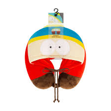 Multicolor South Park Eric Cartman Hooded Travel Neck Pillow