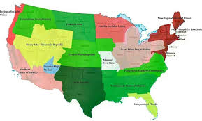 Post Us Map Illustrated Map North America Map State Of Mexico