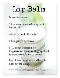 Diy Lip Balm Worked Great Made A Big Batch For Friends Family 10t Almond Oil 13t 1t Coconut Oil 6t 2t Living Essentials Oils Diy Lip Balm Lip Balm Recipes