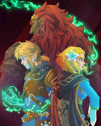 Legend Of Zelda Botw Sequel Inspired Art Link Princess Zelda Ganondorf Jjnicolart Legend Of Zelda Legend Of Zelda Memes Zelda Art