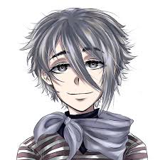Black white grey and isolated design. Anime Grey Haired Grey Hair Grey Eyes Grey Hair Boy Anime