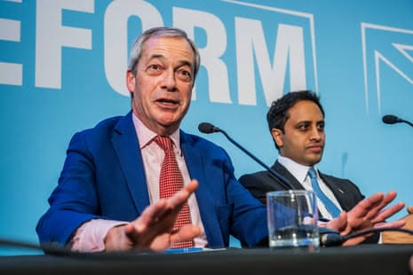 Nigel Farage accused of 'ripping up' human rights laws after unveiling plans for mass deportations - as it happened | Politics | The Guardian