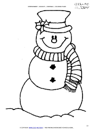 Merry christmas and happy new year coloring sheets. Free Snowman Scarf Coloring Page Christmas Snowman 19