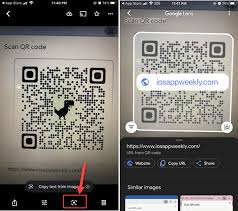 First, it shows a capture of the qr code. Scan Qr Code From Image On Iphone Using Google Photos Ios App Weekly