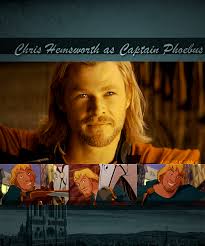 Disney Dreamcast The Hunchback Of Notre Dame Chris Hemsworth As Captain Phoebus Disney Dreamcast Disney Funny Disney Live Action Movies