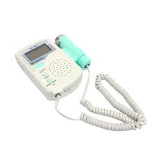 Sonar modelo portátil, desenvolvido com o que existe de mais atual no mercado, placa eletrônica com componentes smd quatro modos de funcionamento quatro modos de funcionamento. Detector Fetal Portatil Medpej Digital Verde Df 7001 D Fibracirurgica