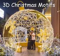 Waterproof Christmas Motif Lights Holiday Lantern Decoration ...