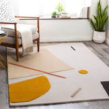 Stylish carpets on floor in modern kitchen. Modern 6 X 9 Rugs Allmodern