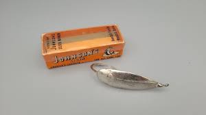 Louis Johnson Co. Johnson's Spoon Silver Minnow 1310 Original Box Fishing  Lure