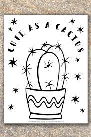 There are several options for printing a poster. Cactus Coloring Pages Life Is Sweeter By Design