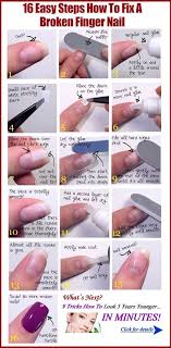 Fix Broken Nail Fix Broken Nail Broken Nails Glue On Nails