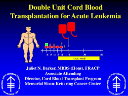 Cord blood transplants can be curative for malignant and genetic diseases such as leukemia, sickle cell disease, lymphoma, immune system disorders, and neuroblastoma. Double Unit Cord Blood Transplantation For Acute Leukemia