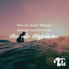 Wer Ins Kalte Wasser Springt Taucht In Ein Meer Voller
