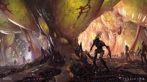 Artstation Hive In Arcology In Destiny 2 Sung Choi Alien Concept Art Concept Art Art