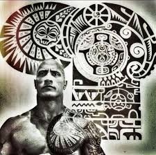 Dwayne The Rock Johnson S Chest To Sleeve Design Marquesas Dovmeleri Polinezya Dovmeleri Maori