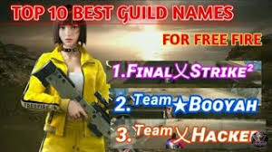 If you already had a guild name in mind, but could not keep it because it's been used before or you simply find it hard to think of a name, follow these steps to overcome these difficulties. Free Fire Boss Guild Name Style App Herunterladen