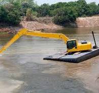 Can you use an excavator in deep water or flooding?