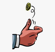 Coin flipping, coin tossing, or heads or tails is the practice of throwing a coin in the air and checking which side is showing when it lands, in order to choose between two alternatives, heads or tails. Vector Illustration Of Decision Making Hand Flipping Coin Flip Png Free Transparent Png Download Pngkey