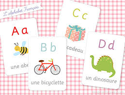 Choose a language and start learning! French Alphabet Flash Cards Mr Printables