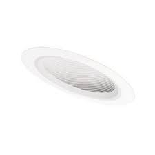 Halo 6 In Sloped Ceiling White Coilex Baffle Trim 498w At The Home Depot Ceiling Trim Sloped Ceiling Recessed Lighting