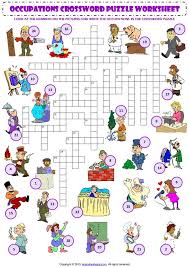 New daily puzzles each and every day! Jobs Occupations Professions Criss Cross Crossword Puzzle Vocabulary Crossword Vocabulary English Lessons