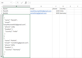 How to convert excel to json. Import Json To Excel And Export Excel To Json Coding Is Love