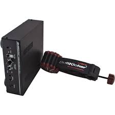 The buttkicker the buttkicker gamer 2 is a device that takes the bass from your sound output and converts it into vibrations. Buttkicker Gamer2 Low Frequency Audio Transducer Bk Gr2 B H